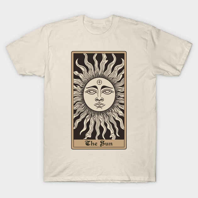 The Sun Tarot Card T-Shirt by Of Smoke & Soil